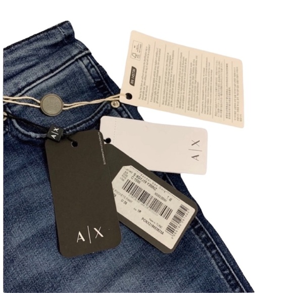ARMANI EXCHANGE Mid Rise Super Skinny Jeans - Size is 26R - Picture 7 of 10